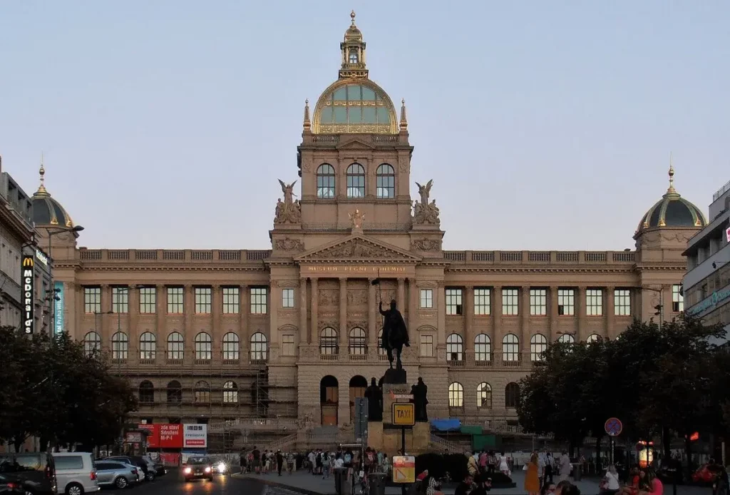 Nation Museum in Prague on Wenceslas Square