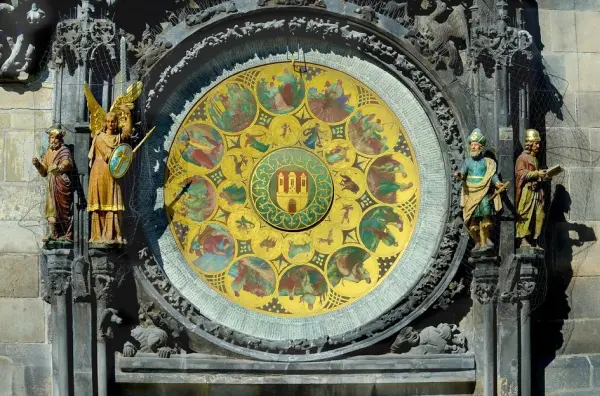 Astronomical Clock Prague - close up view