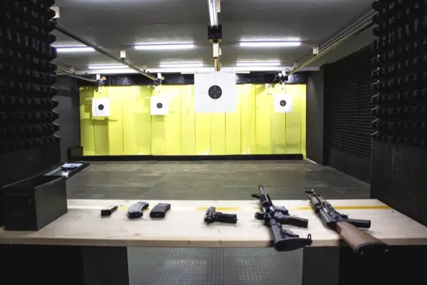 shooting range awaits for visitors