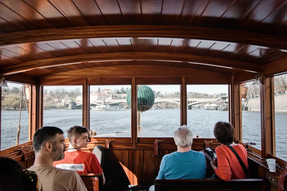 cruise on the Vltava river