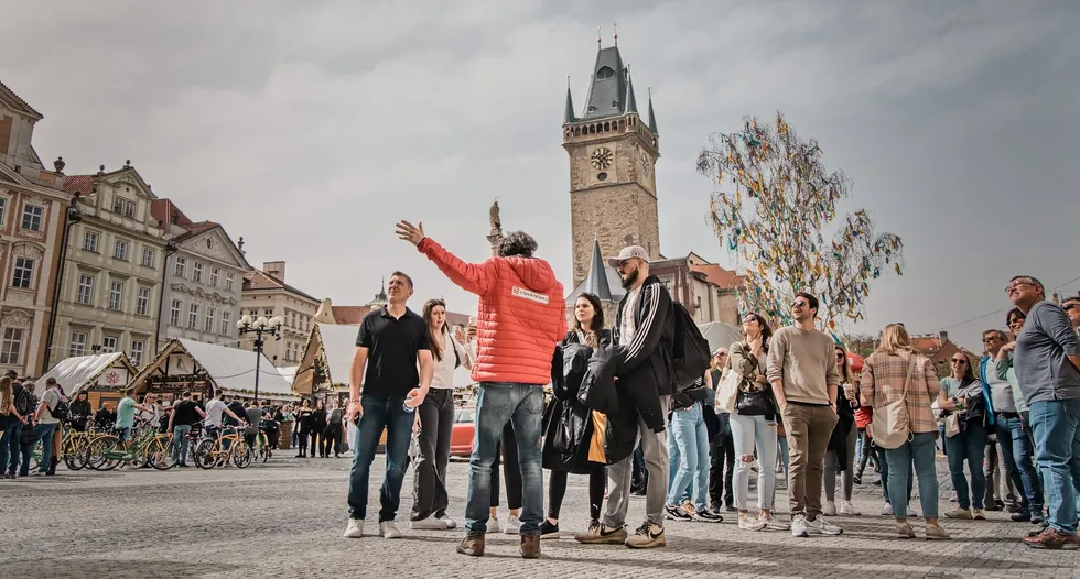 tourist, Old Town Square, Prague