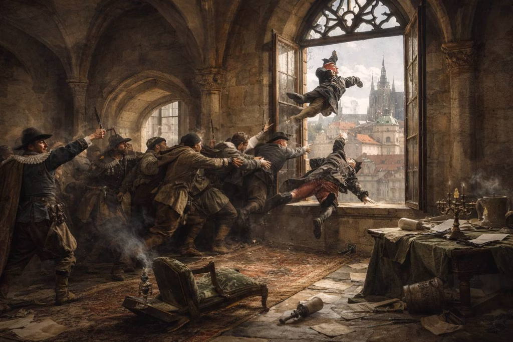 Defenestration 1618.